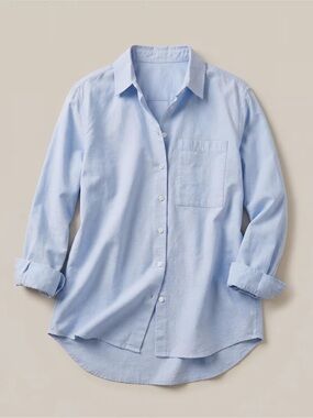 Quince Cotton Relaxed Oxford Shirt